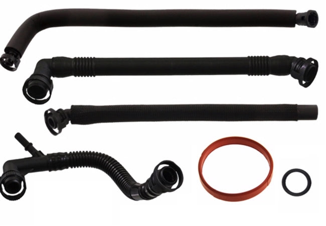 BMW E53 X5 Crankcase Ventilation Valve Hose Kit By Uro