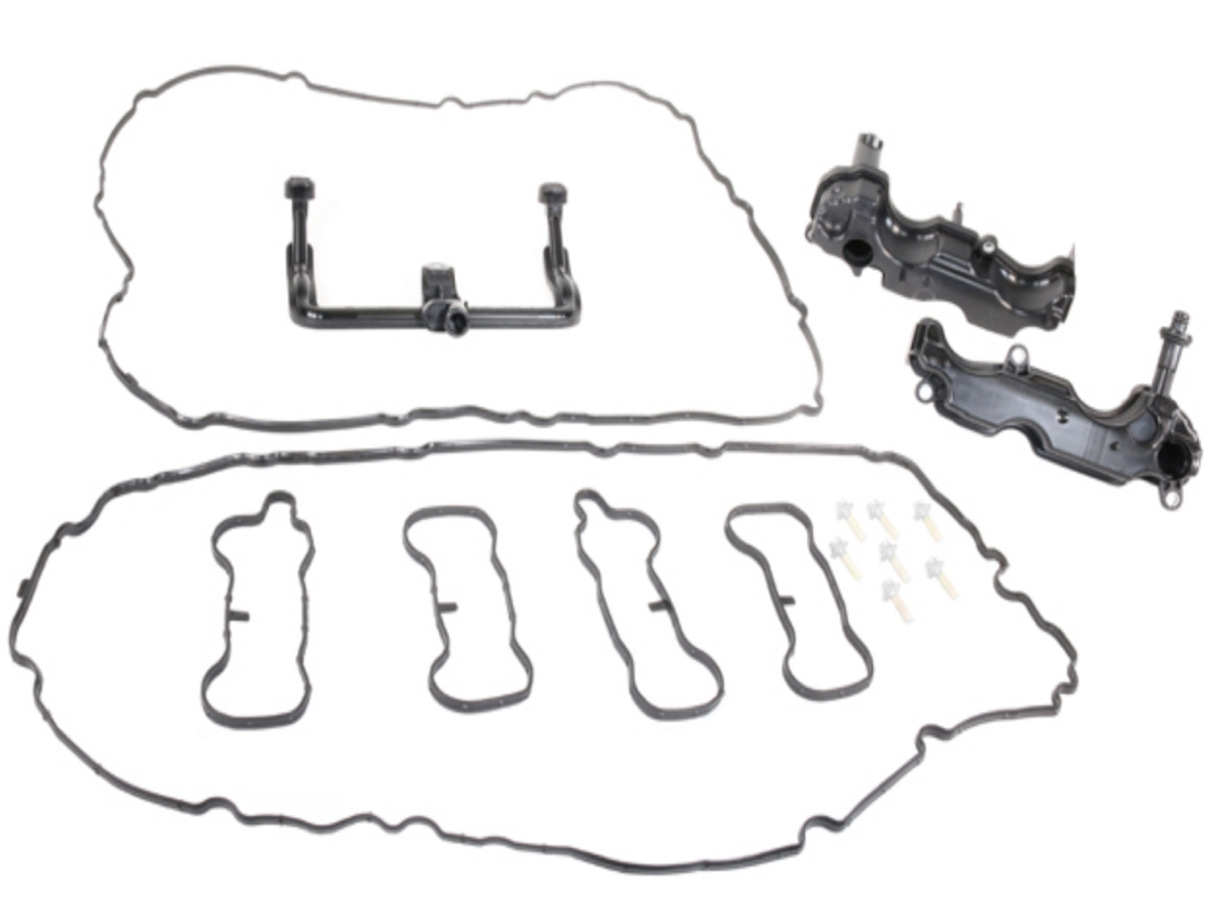 BMW F10 550i GT Engine Oil Separator Kit OEM 11158636541 (CCV Kit)