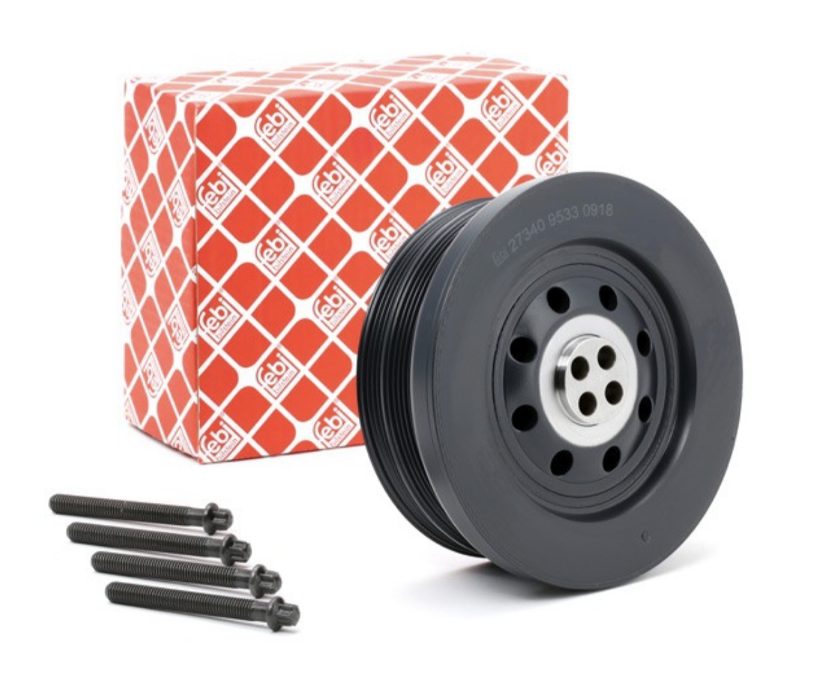 BMW E70 X5 35d Crankshaft Pulley-Vibration Damper By Febi 11238511371