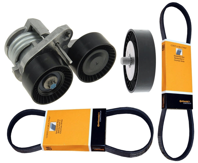 BMW E70 X5 3.0si & xDrive30i Engine Belt Tensioner Kit W/ 4Zone or Adaptive Drive 11287565225
