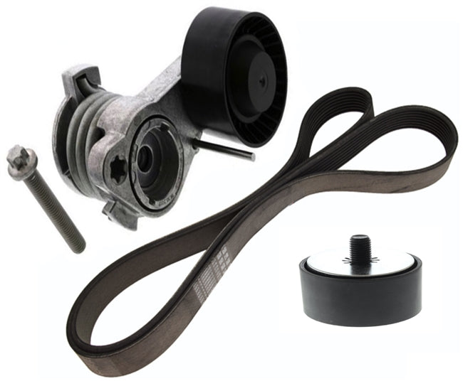 BMW F25 X3 xDrive28i Engine Belt Tensioner Refresh Kit OEM 11288620022 (2011-2012)