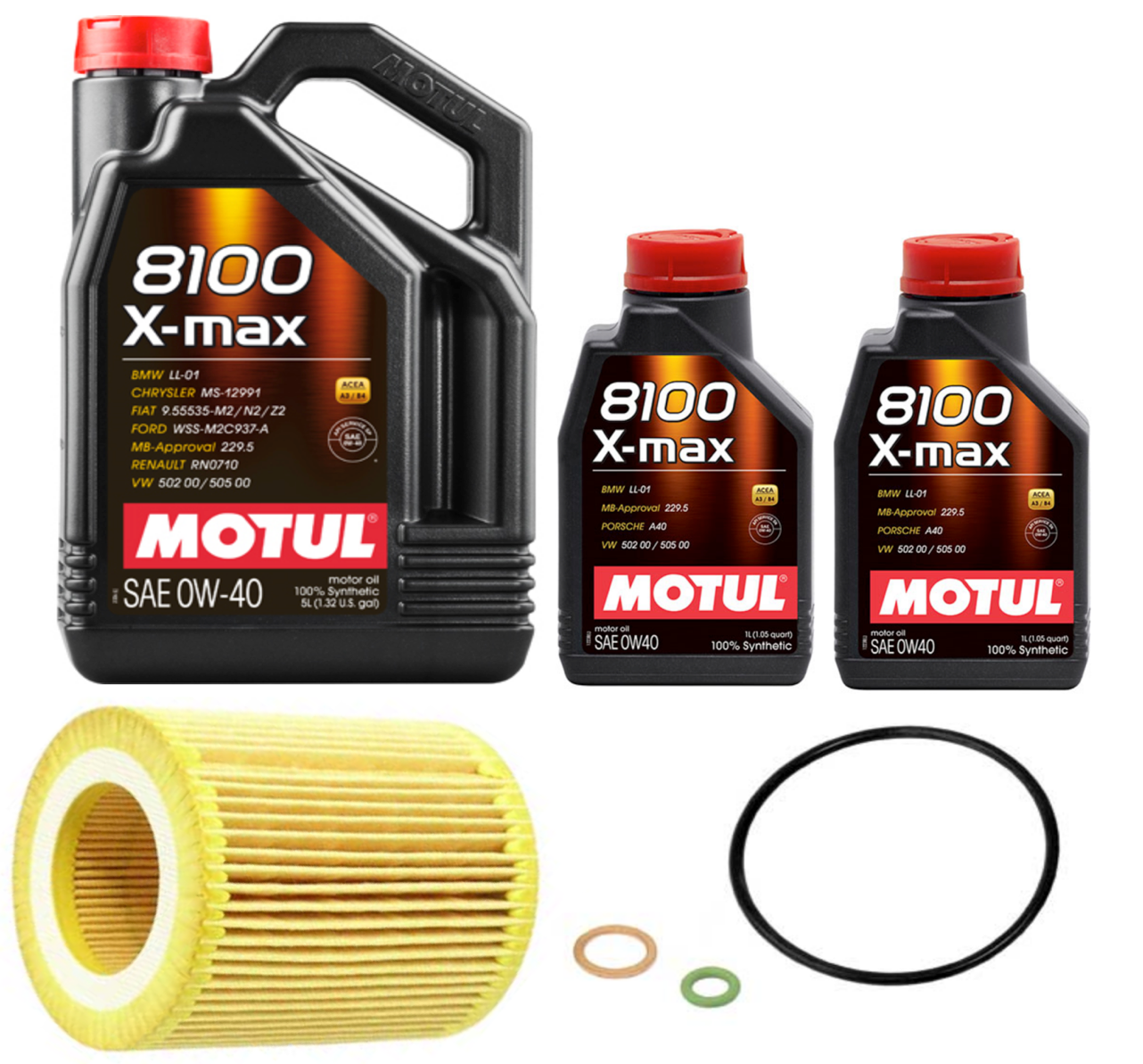 BMW E46 3-Series Engine Oil Filter Service Kit By Motul 0W40 – image 2