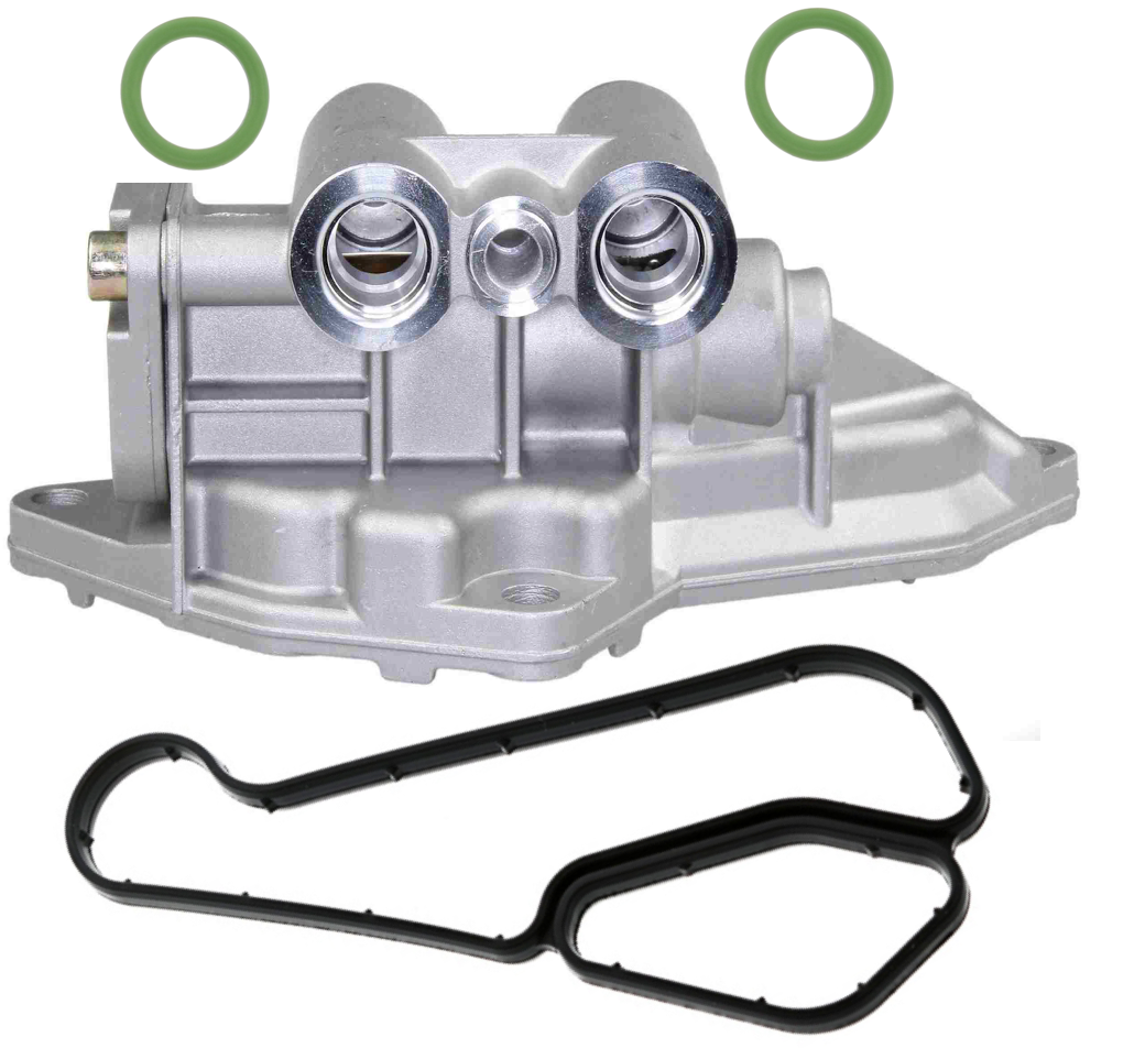BMW F30 335i Engine Oil Thermostat With Housing Kit OEM 11427637052