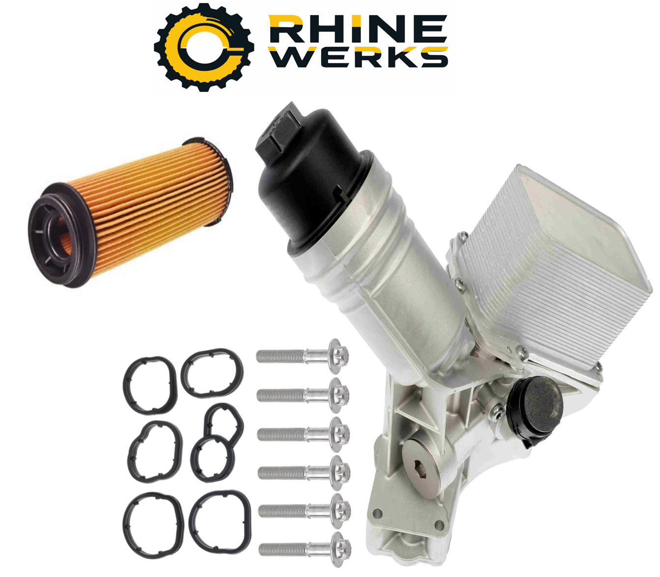 BMW G11/G12 7-Series Engine Oil Filter Housing Assembly By RhineWerks 11428488578 (Upgraded Aluminum)