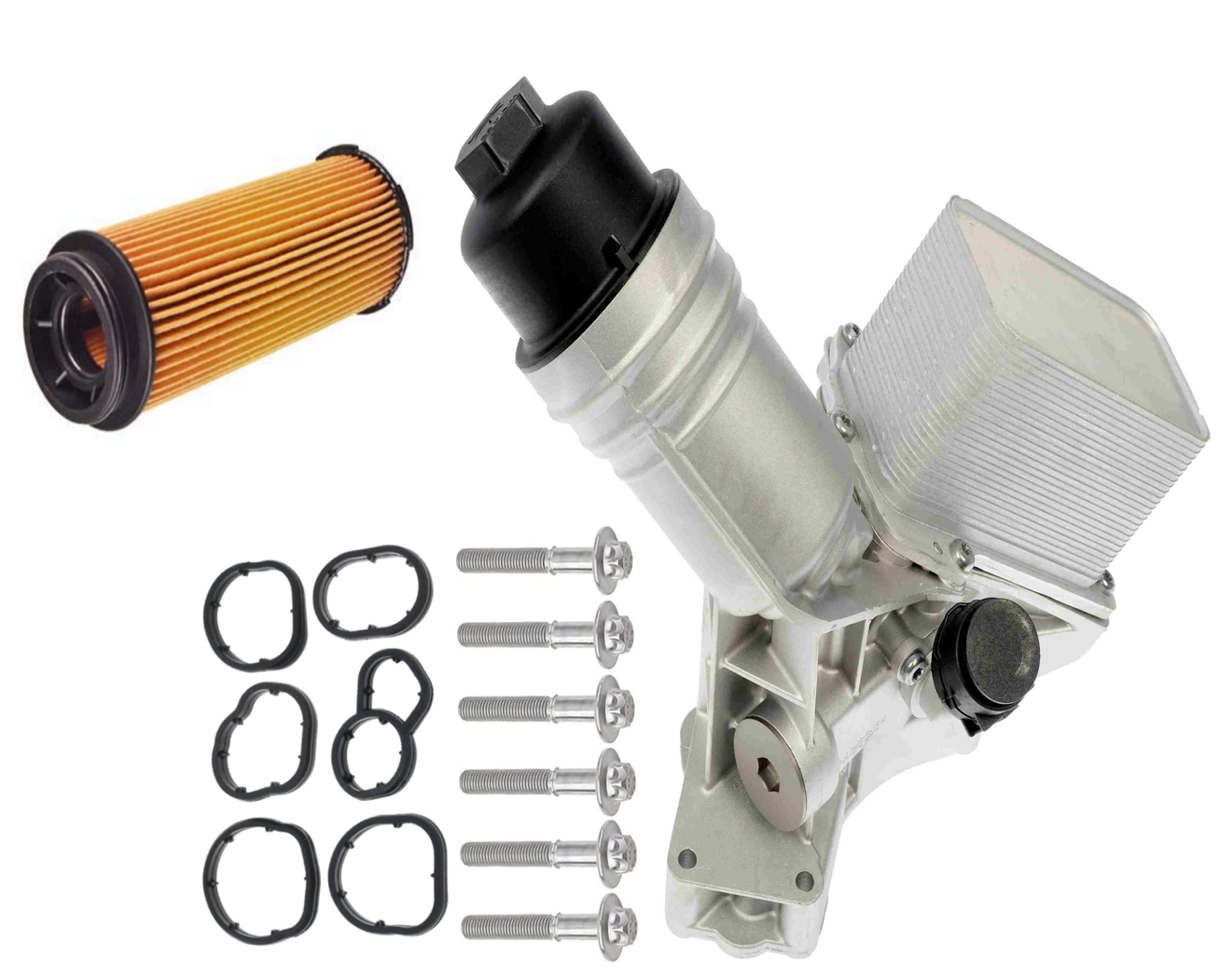 BMW G30 540i Engine Oil Filter Housing Assembly By RhineWerks 11428583895 (Upgraded Aluminum)