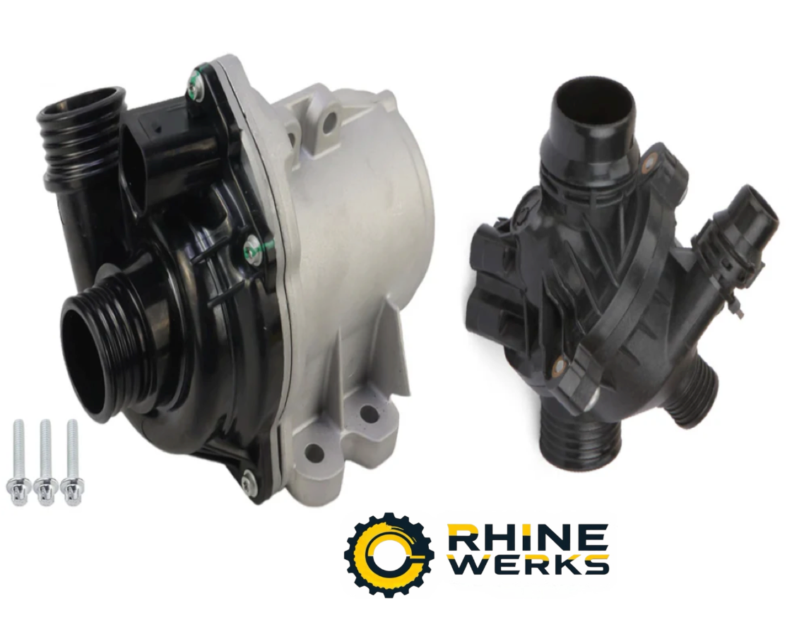 BMW E60 535i / xi / xdrive Electric Water Pump & Thermostat Kit By RhineWerks 11515A05704