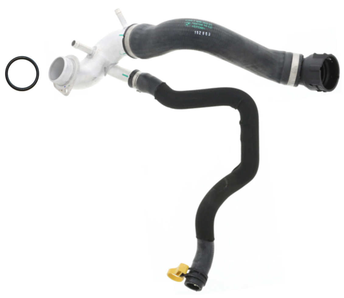 BMW F10 M5 Upper Radiator Hose Assembly W/ Seal OEM 11537846363