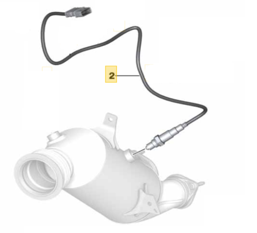 BMW 335i xDrive Post Cat Oxygen Sensor By Walker 11787601911 – image 3
