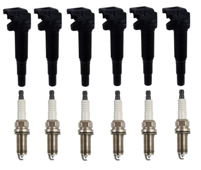 BMW E70 X5 Ignition Coil & Plug Kit By Eldor OEM 12138657273