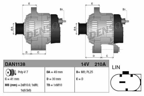 BMW F10 550i New Alternator OEM 12317606628 (2013-2016) – image 6