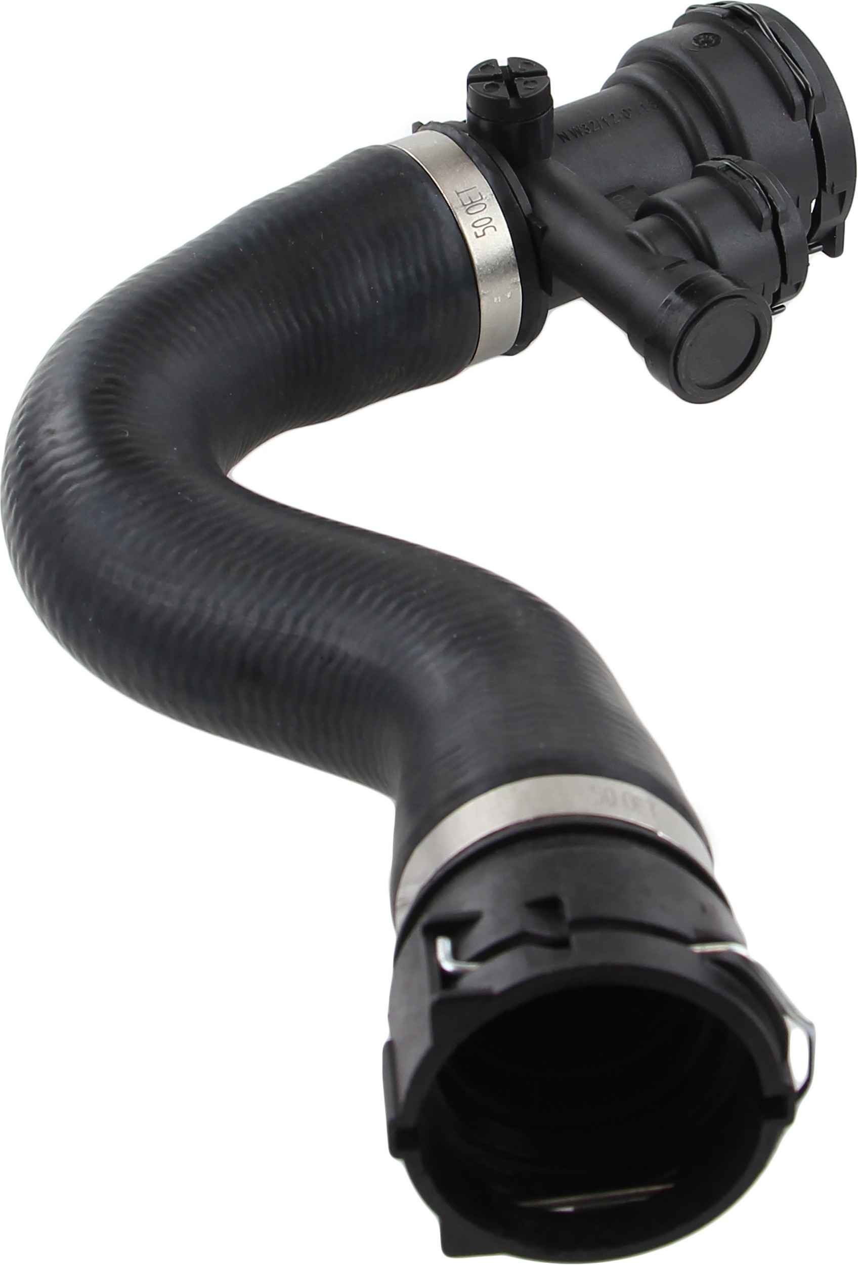 BMW E83 X3 Upper Engine Cooling Radiator Hose OEM 17123415433 (2007-2010) – image 3