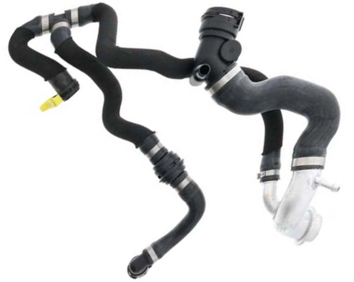 BMW 750i & 750li Upper Radiator Hose Assembly OEM 17127595252 (2013-2015)