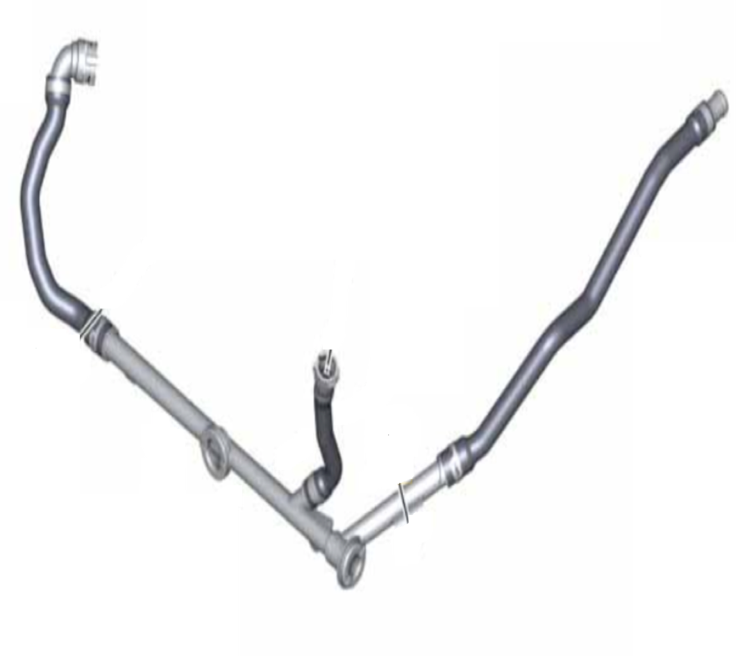 BMW F25 X3/X4 Water Hose-Trans Oil Cooler-Heater Core-Expansion Tank OEM 17127646152 – image 2