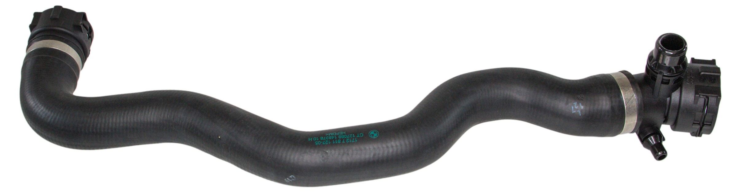 BMW F30 328d Upper Engine Cooling Radiator Hose OEM 17127811127 – image 2