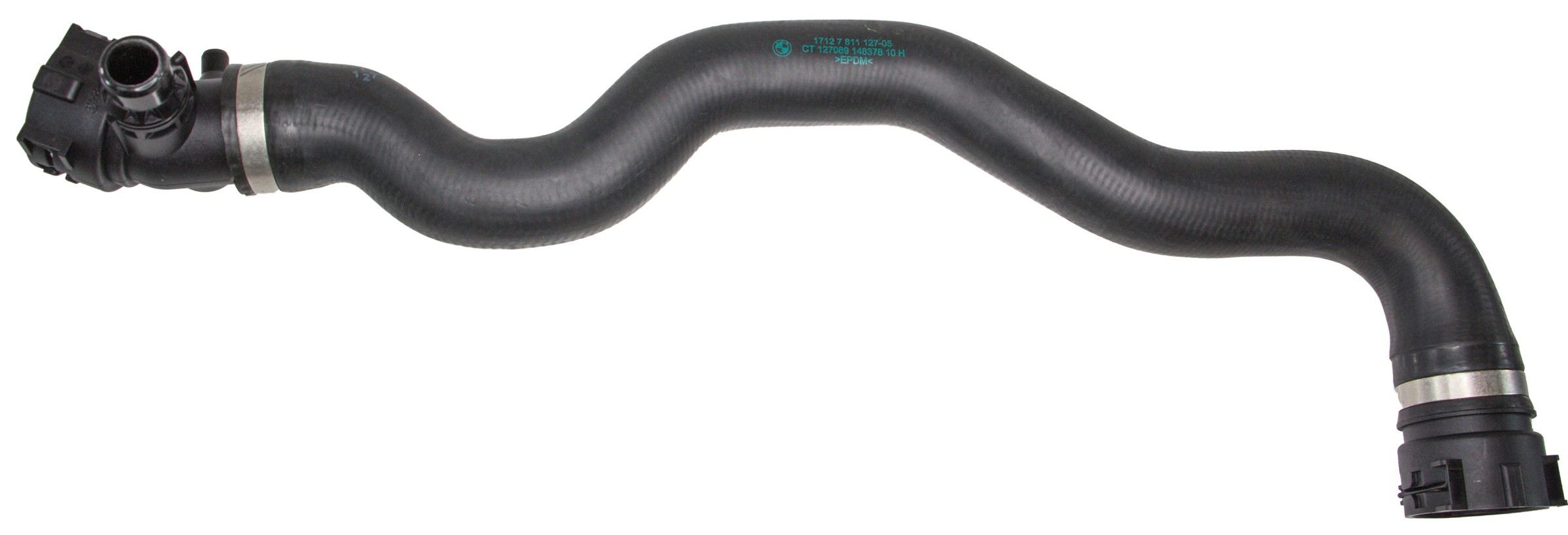 BMW F30 328d Upper Engine Cooling Radiator Hose OEM 17127811127 – image 3