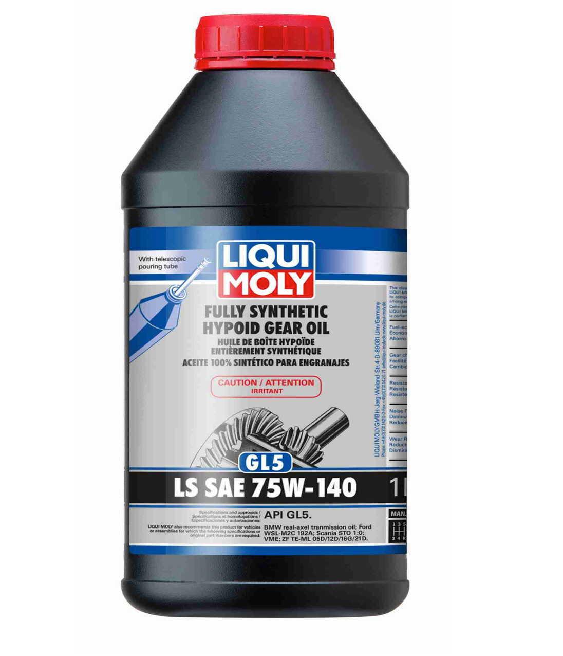 Differential Oil - SAE 75W-140 Synthetic By Liqui Moly 1 Liter 83222282583