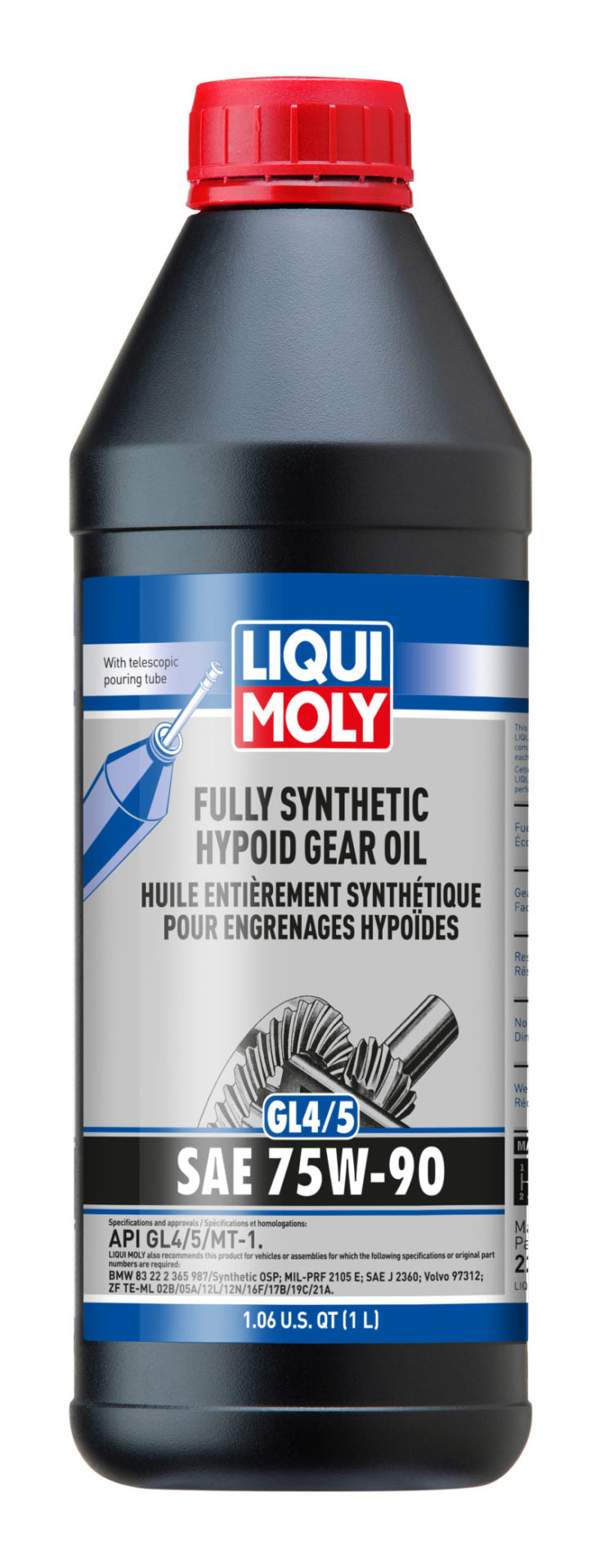Differential Oil SAE 75W-90 By Liqui Moly 1 Liter 07512293972