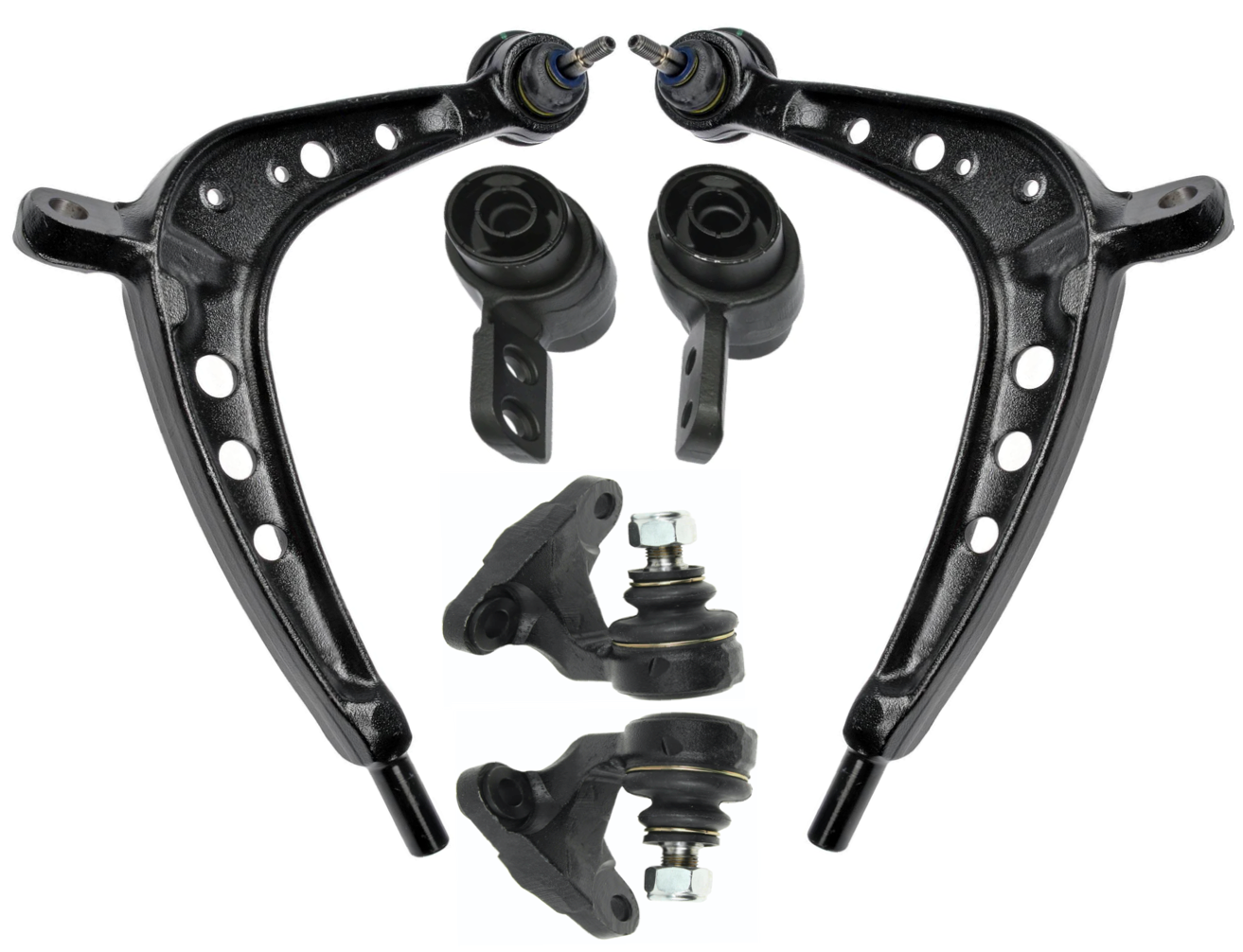 BMW E46 325xi-330xi Front Control Arm Kit Plus By Suspensia 31126758533 & 31126758534