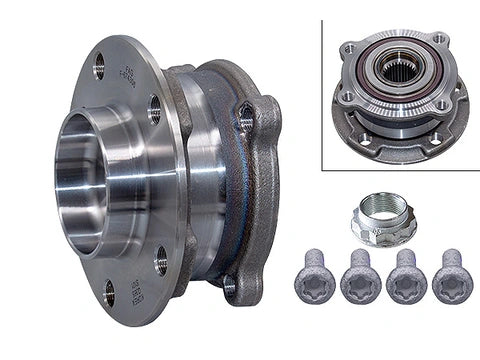 BMW E70 X5 Front Wheel Bearing Assembly W/ Bolts OEM 31226882263