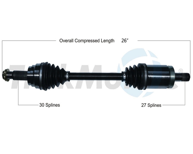 BMW F15 X5 New Left Front Axle Assembly By Surtrak 31607607937