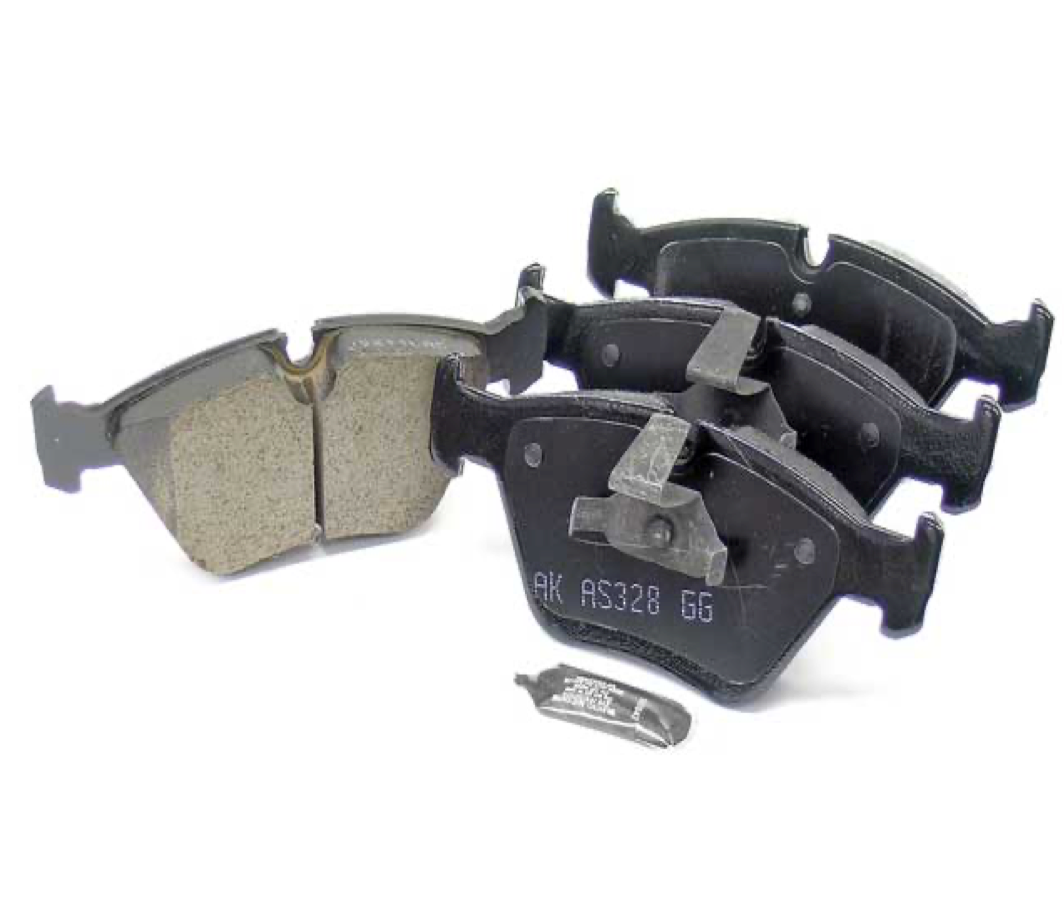 BMW E46 M3 Front Ceramic Brake Pad Set By Akebono 34112282416