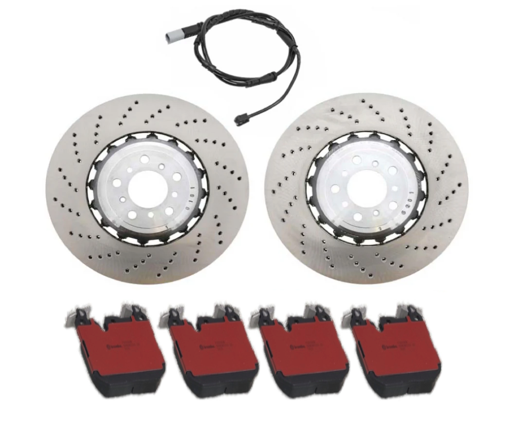 BMW F80/F82 M3 & M4 Front Brake Kit W/ Pads & Sensor 34112284809 & 34112284810