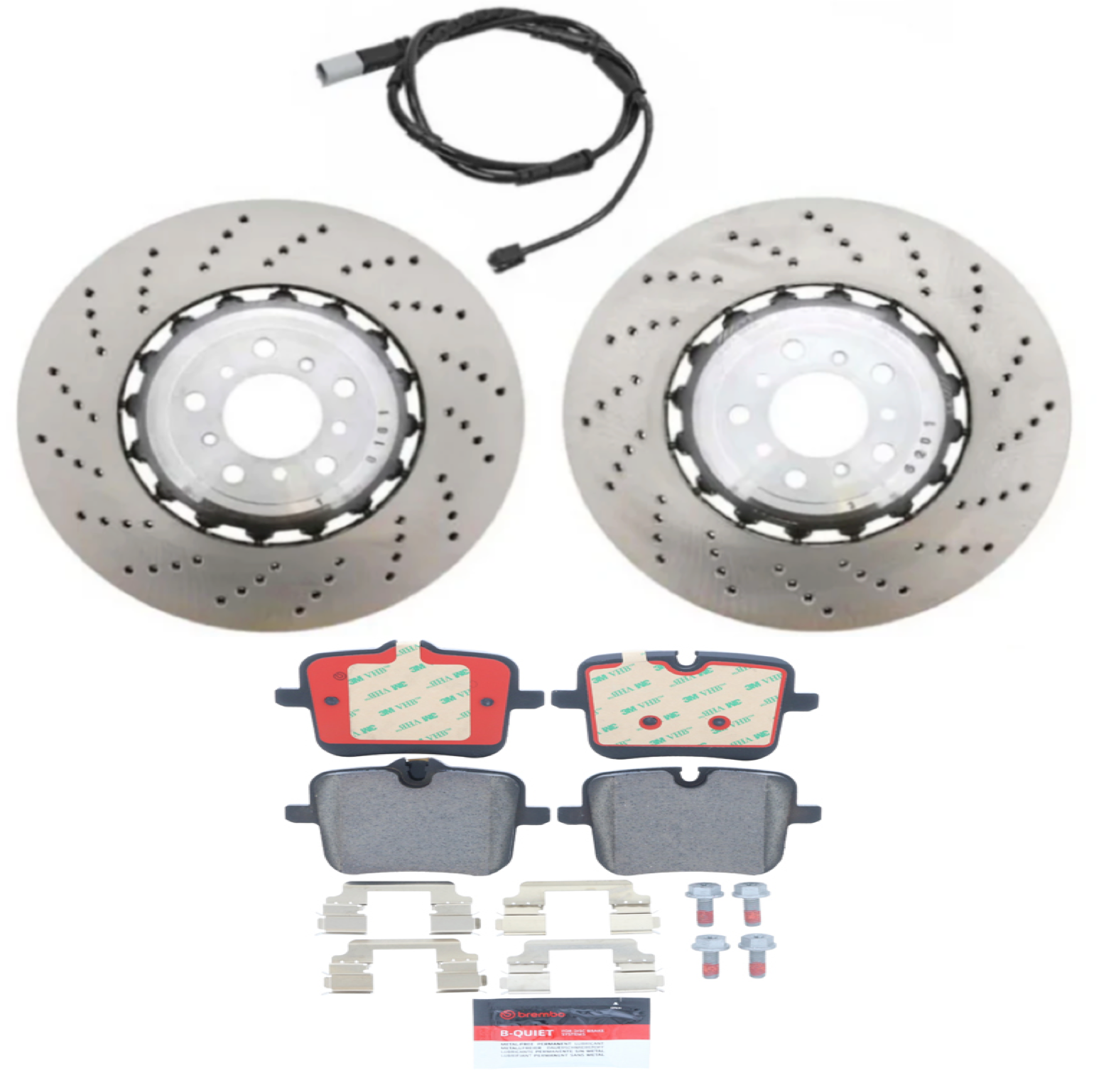 BMW F90 M5 Rear Brake Kit W/ Pads & Sensor 34217991103 & 34217991104