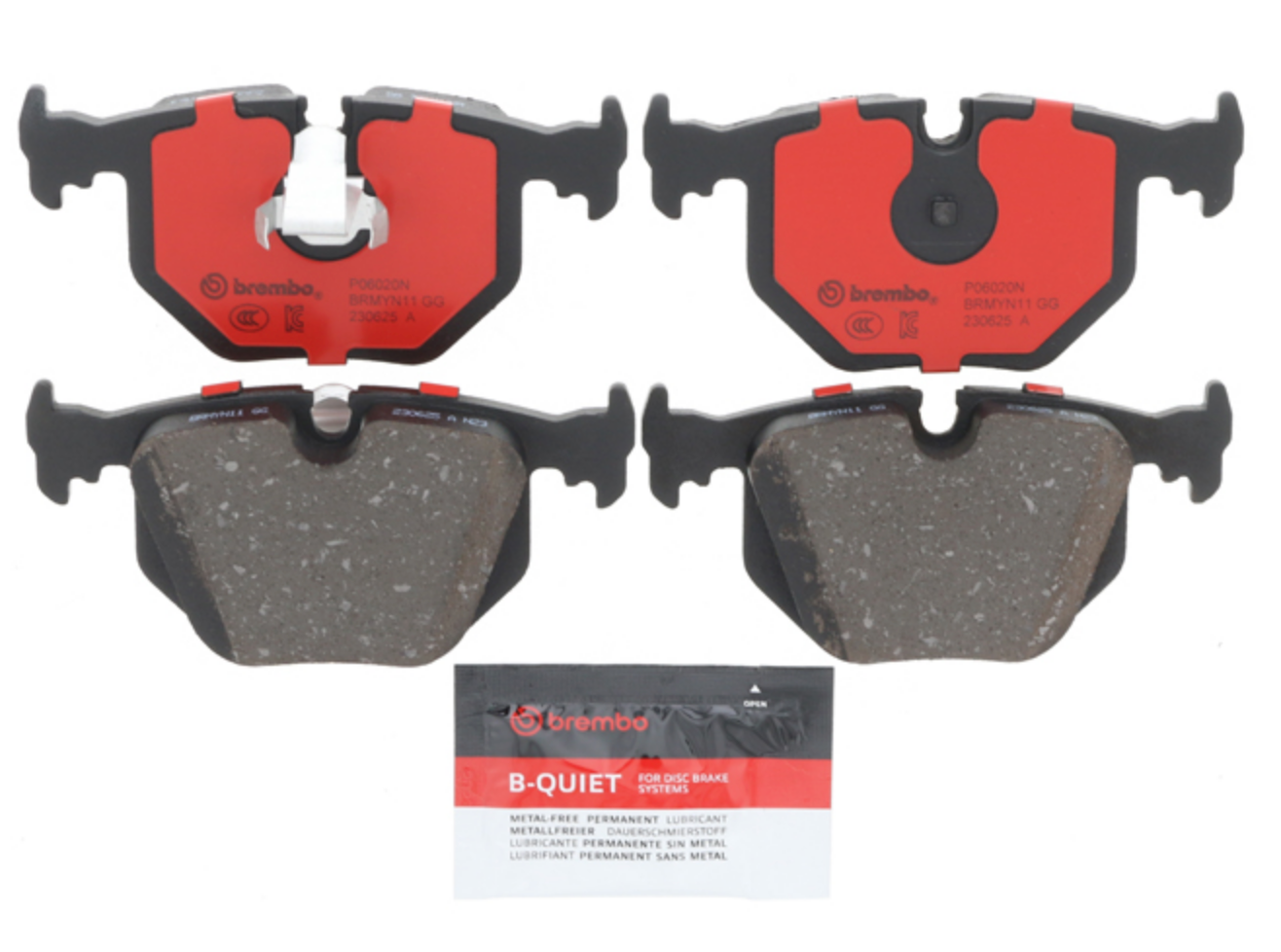 BMW E46 M3 Rear Ceramic Brake Pad Set By Brembo 34216761248 – image 2