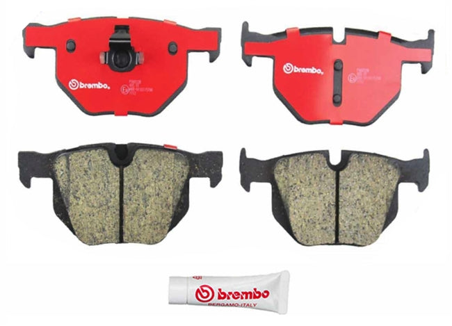 BMW E70 X5 Rear Ceramic Brake Pad Set By Brembo 34216776937 or 34216768471