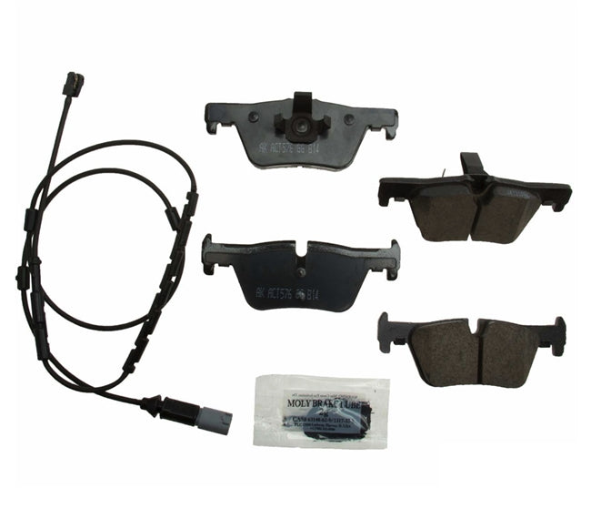 BMW F30 3-Series Rear Ceramic Brake Pad Set By Akebono 34216850570 or 34206873094