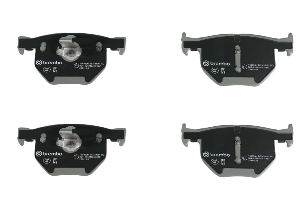 BMW F15 X5 Rear Ceramic Brake Pad Set By Brembo 34216868497