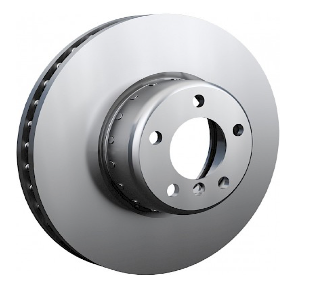 BMW G30 5-Series Rear Brake Rotor By Zimmermann 34216882245 or 34216882246 (2 Piece Design)