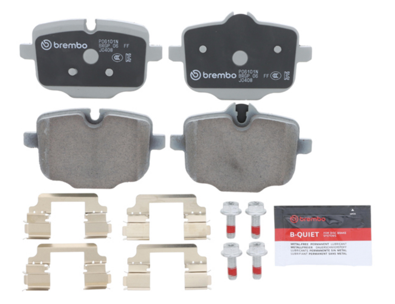 BMW G05 X5 Rear Ceramic Brake Pad Set W/ MSport Brakes By Brembo 34216890353
