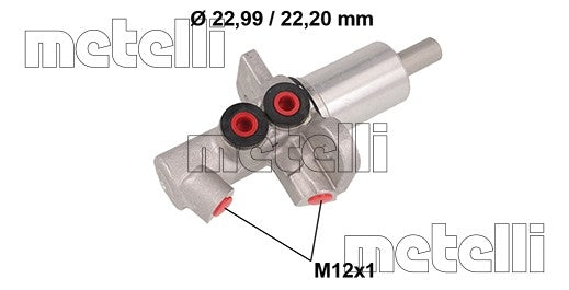 BMW E60/E61 5-Series Brake Master Cylinder By Metelli 34336786586 – image 4