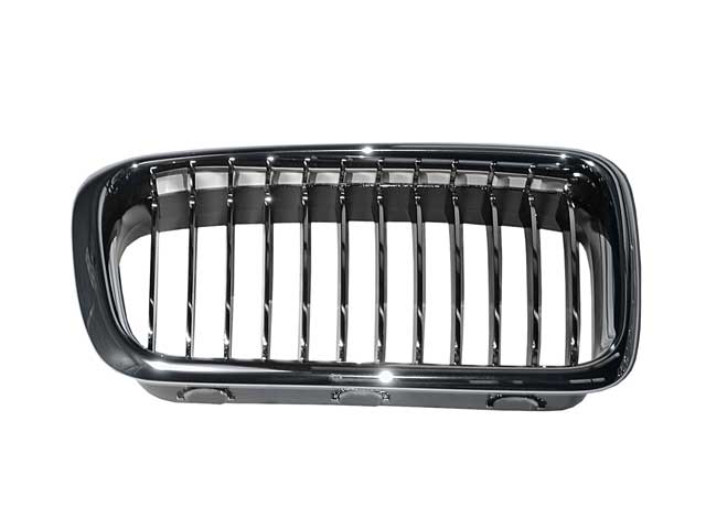 BMW E38 7-Series Hood Grill W/ Chrome Slats OEM 51138231595 or 51138231596 (09/1998-2001)