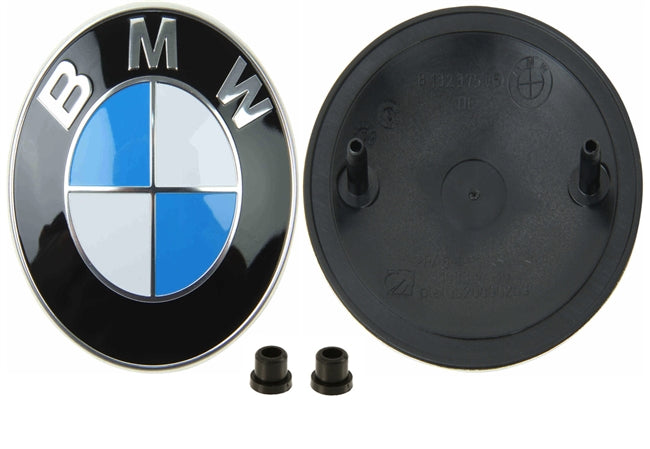 BMW E70 X5 Hood Emblem W/ Grommets OEM 51148132375 – image 7