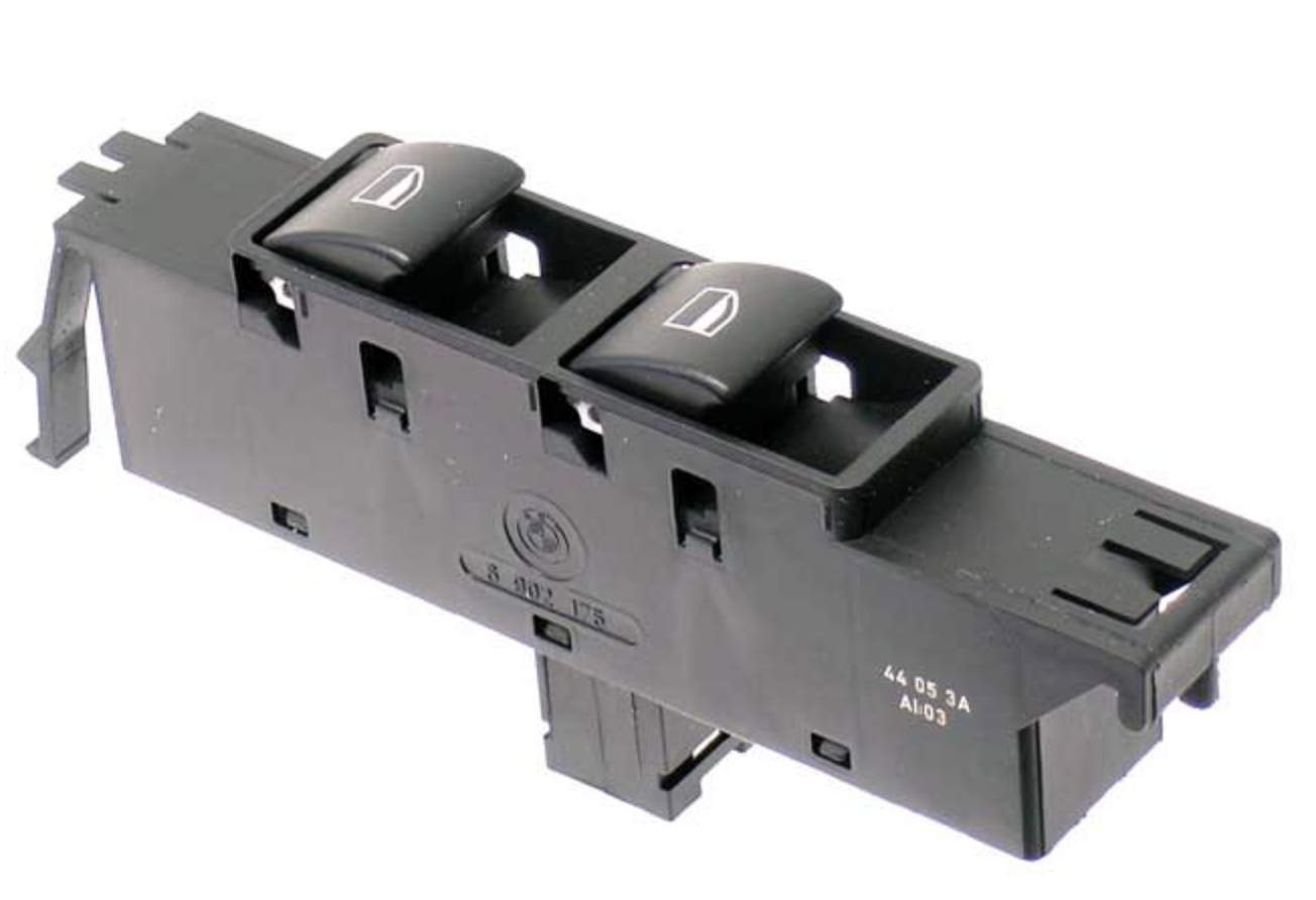 BMW E46 3-Series Front Driver Side Window Switch OEM 61316902184 or 61316902175 – image 3