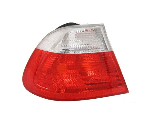 BMW E46 3-Series Tail Light W/ White Turn Signal Fender Mounted By BBR 63218383825 or 63218383826