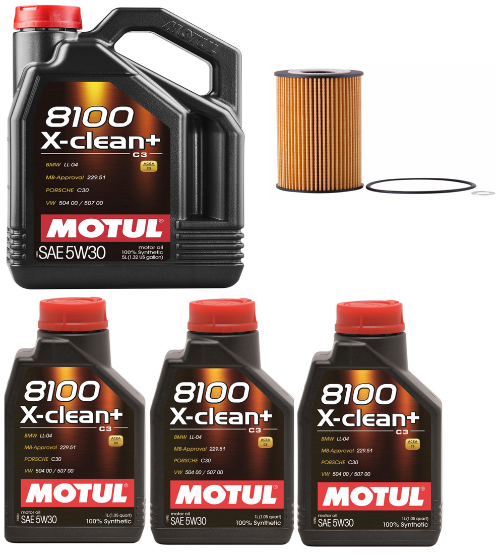 BMW F15 X5 Diesel Engine Oil Change Kit By Motul 83212365949