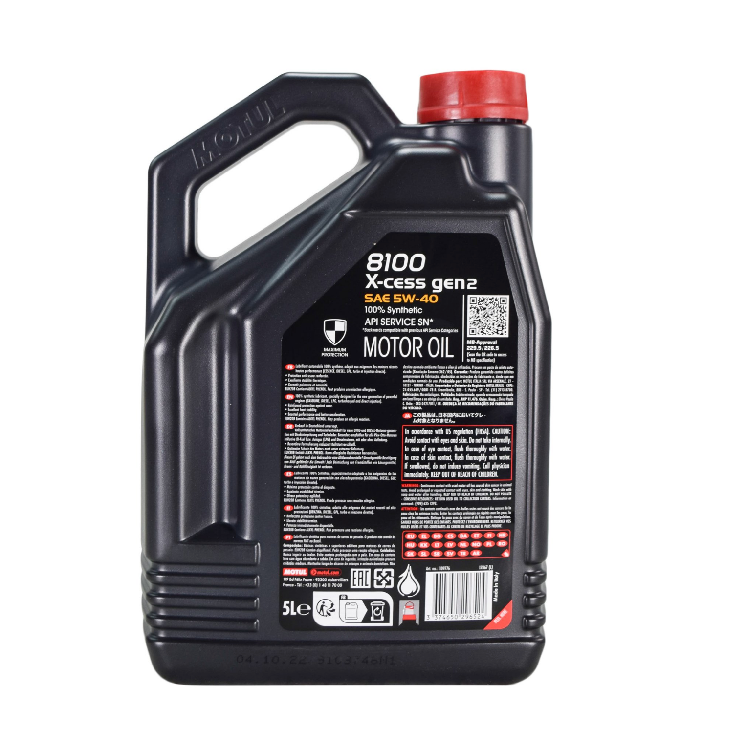 BMW F30 328d Diesel Engine Oil Change Kit By Motul 83212365949 (5W40) – image 2