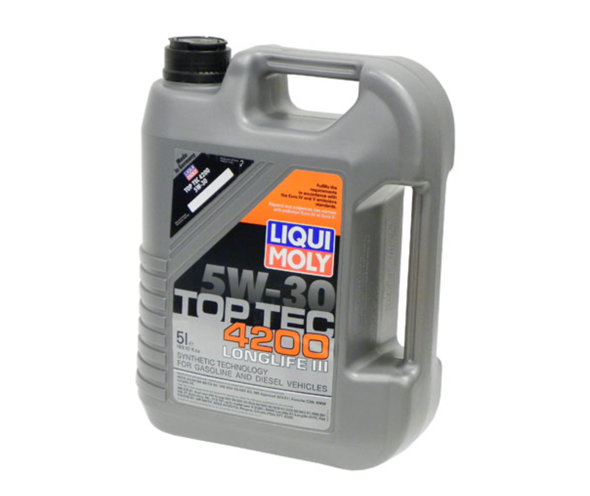 Liqui Moly Top Tec 4200 5W-30 Synthetic Motor Oil (8 Liter) – image 2