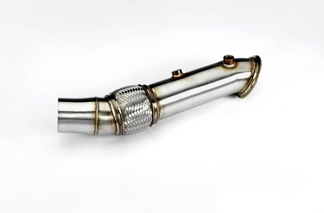 VRSF Stainless Steel Race Downpipe Upgrade for F10, F11, F15, F07 535i F12, F13 640i E70, E71 X5, X6 10102010 – image 2