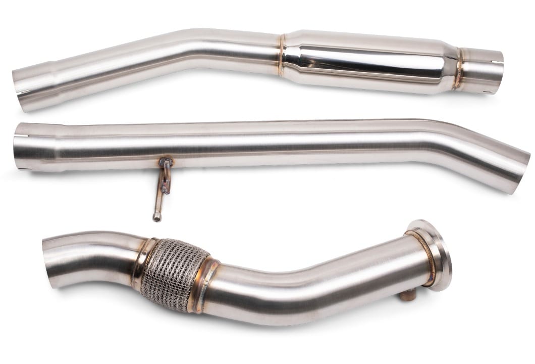 VRSF M57 Downpipe & Midpipe Combo Upgrade for 2008 – 2013 BMW X5D & X6D E70/E71 10702040 10702041