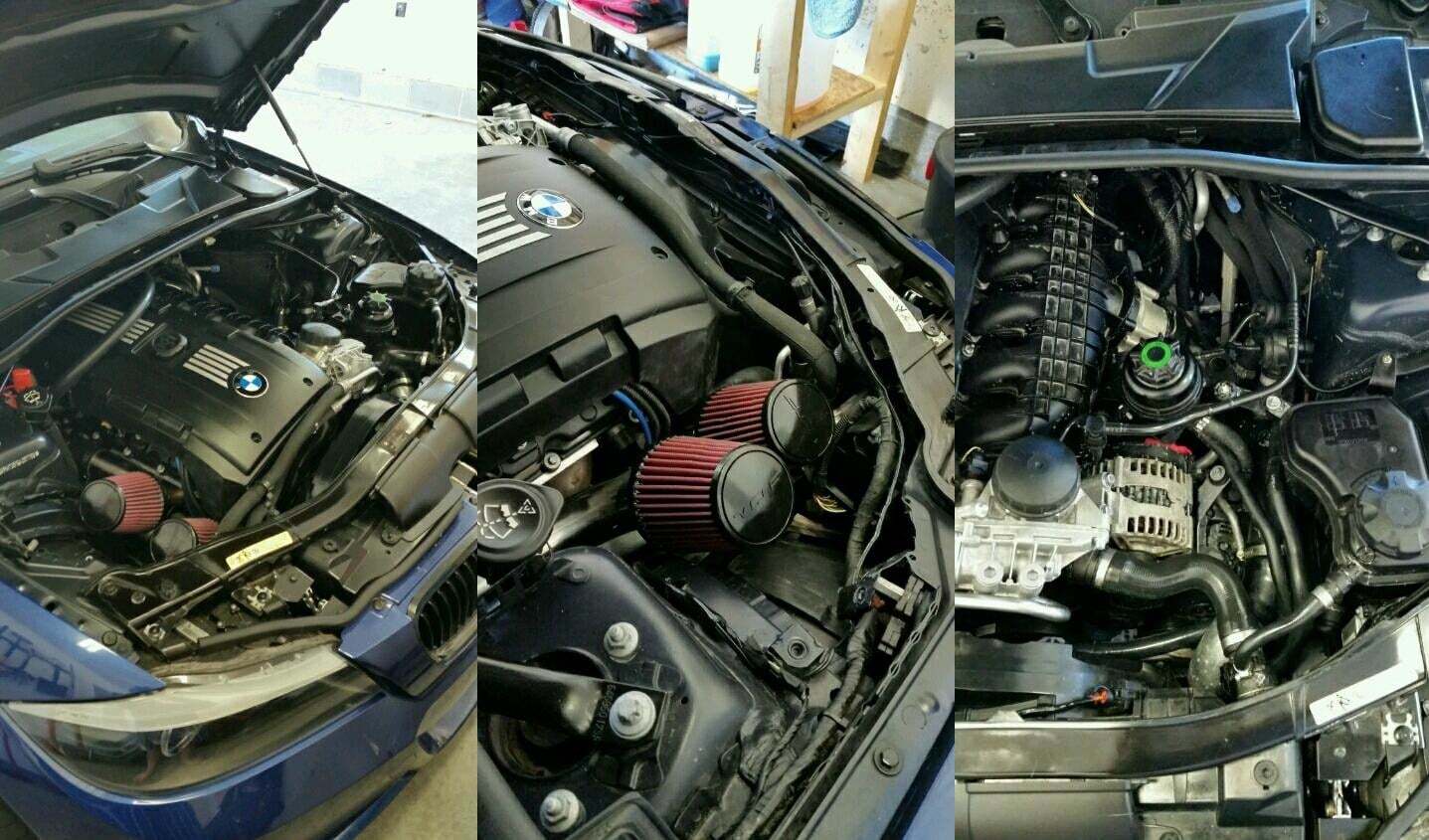 VRSF Relocated Silicone High Flow Inlet Intake Kit N54 07-10 BMW 135i/335i 10901060 – image 2