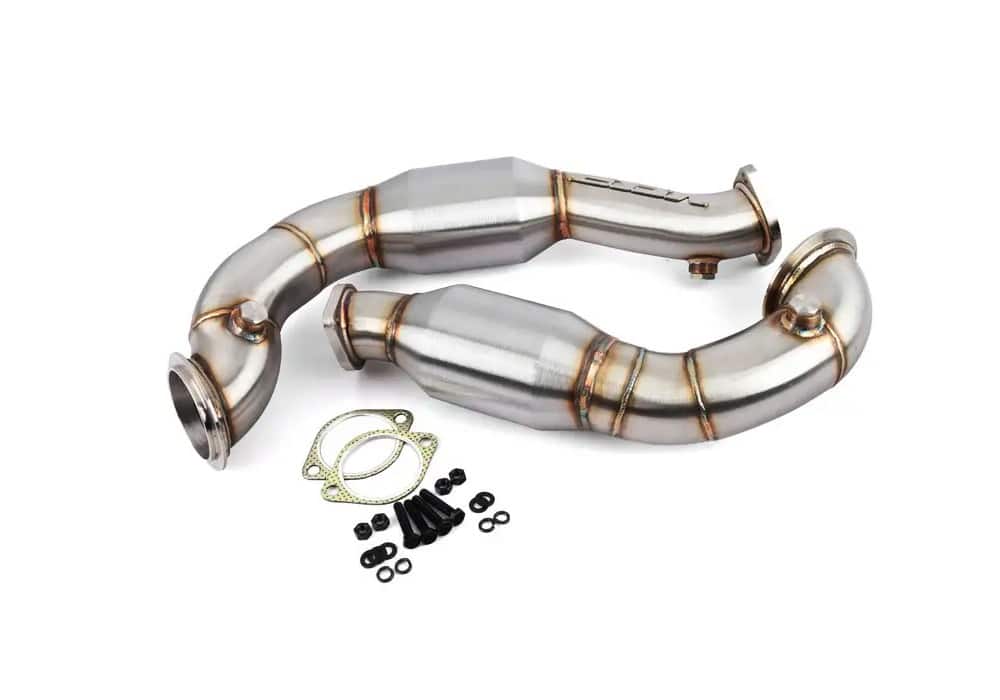VRSF 3″ Cast Stainless Steel Catless Downpipes N54 V2 2007 – 2010 BMW 335i / 2008 – 2012 BMW 135i 10902010 – image 2
