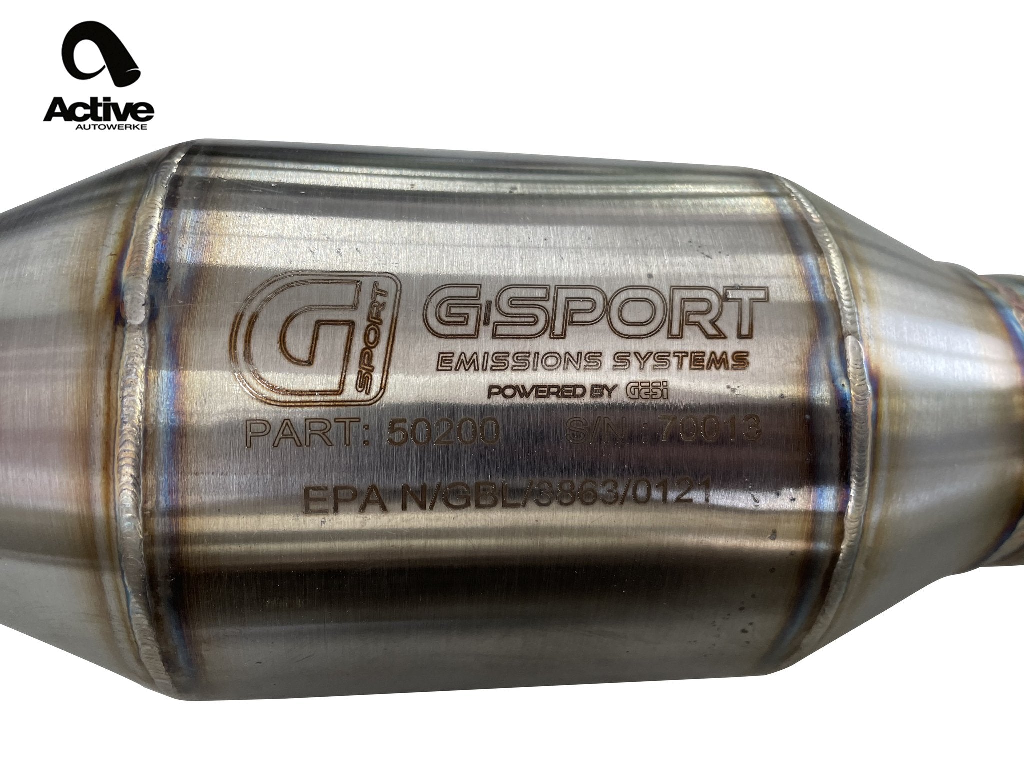 ACTIVE AUTOWERKE E9X M3 GESI ULTRA HIGH FLOW CATS UPGRADE FOR SIGNATURE X PIPE 11-017C – image 2