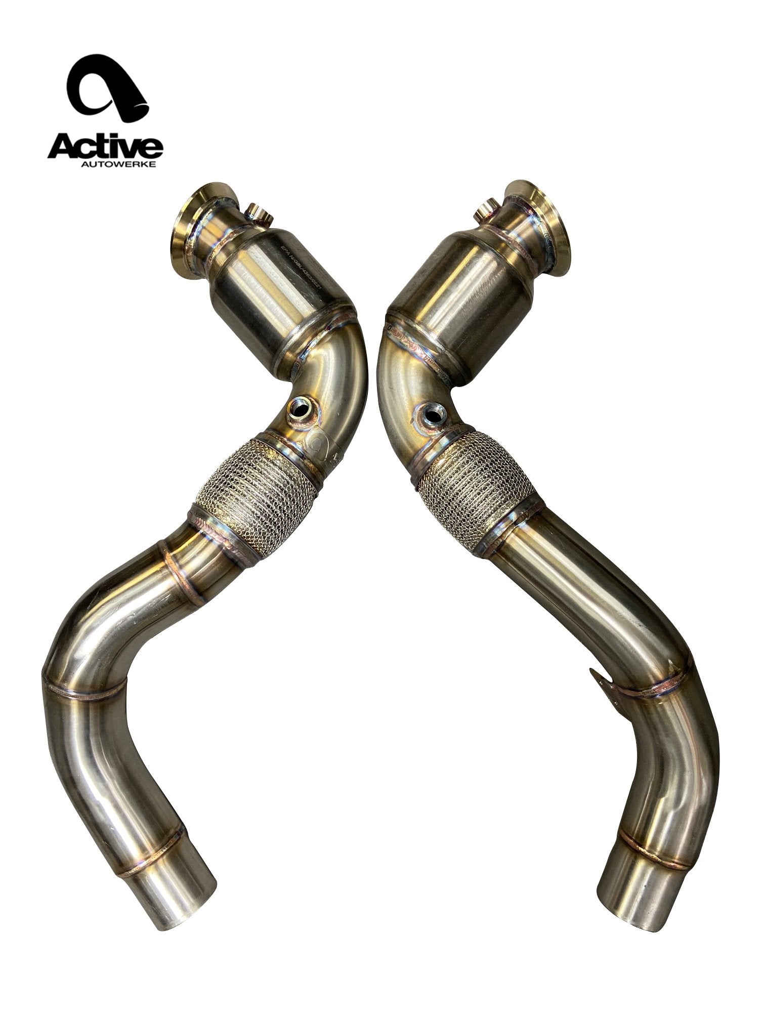 Active Autowerke BMW S63 N63 CATTED DOWNPIPES | V8 BMW X5 M AND X6 M X5 X6 550I 650I 11-041 – image 7