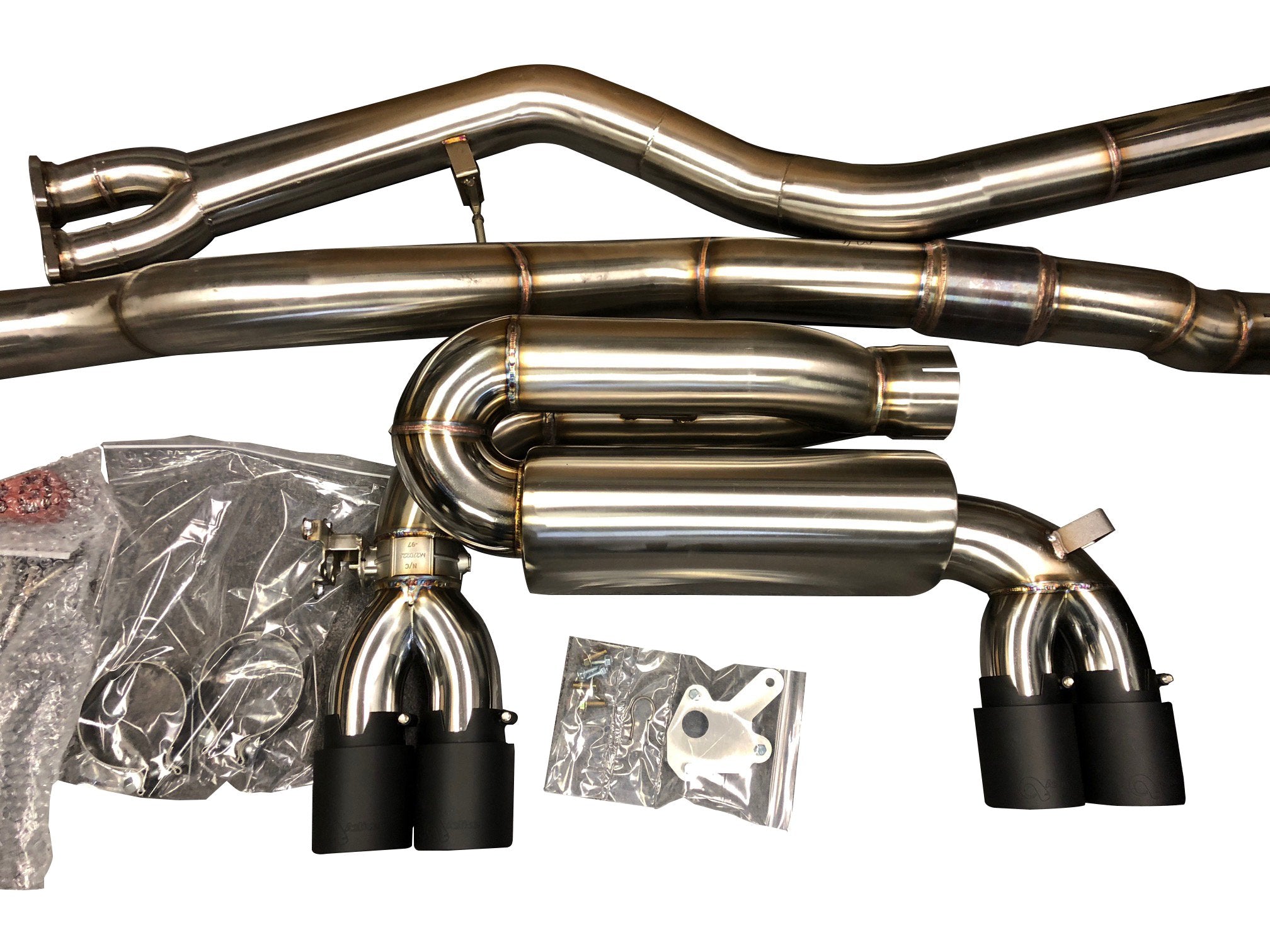 ACTIVE AUTOWERKE F8X M3 M4 SIGNATURE EXHAUST SYSTEM INCLUDES ACTIVE F-BRACE 11-045 – image 2