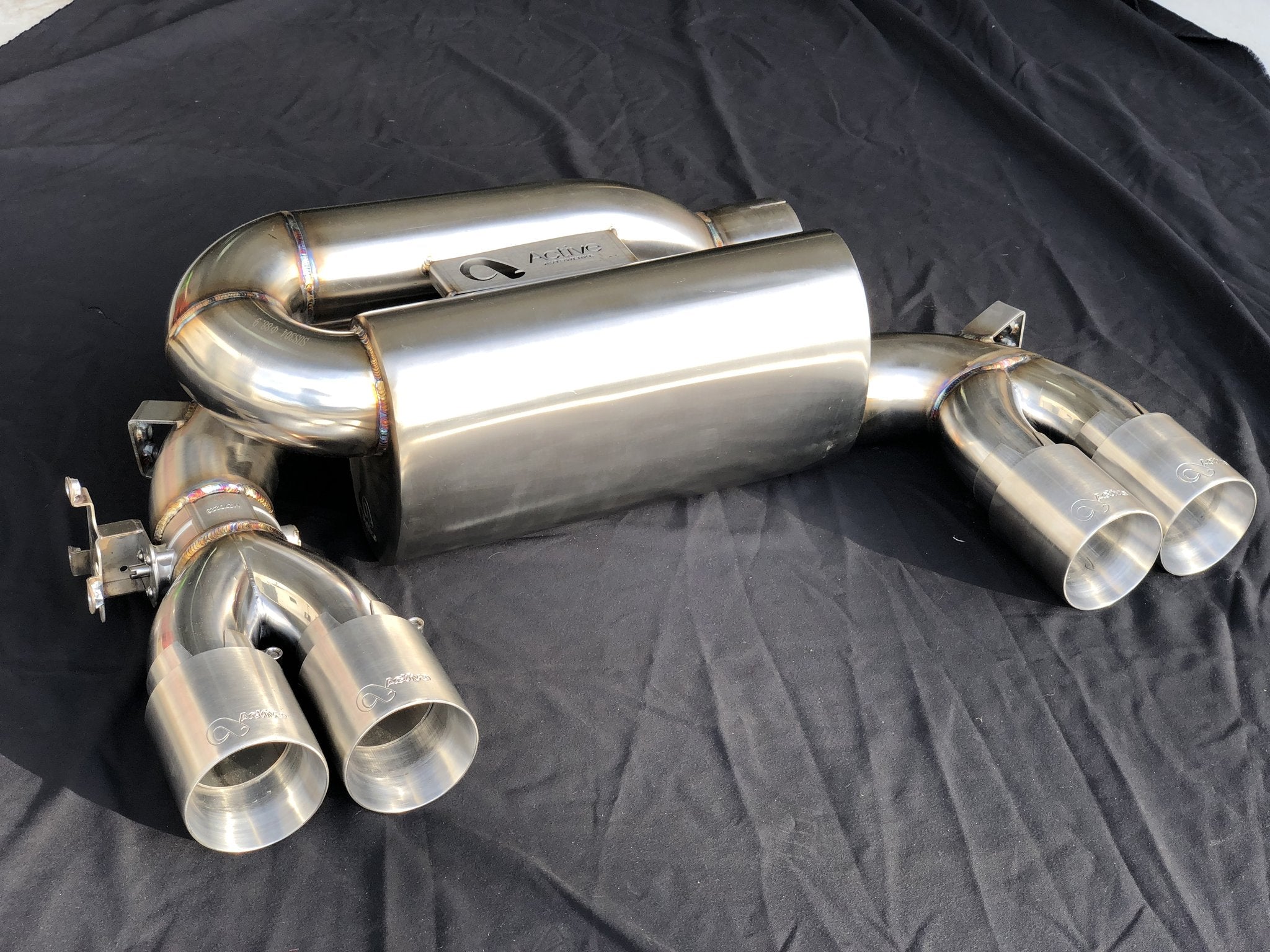 ACTIVE AUTOWERKE F8X M3 M4 SIGNATURE EXHAUST SYSTEM INCLUDES ACTIVE F-BRACE 11-045 – image 3