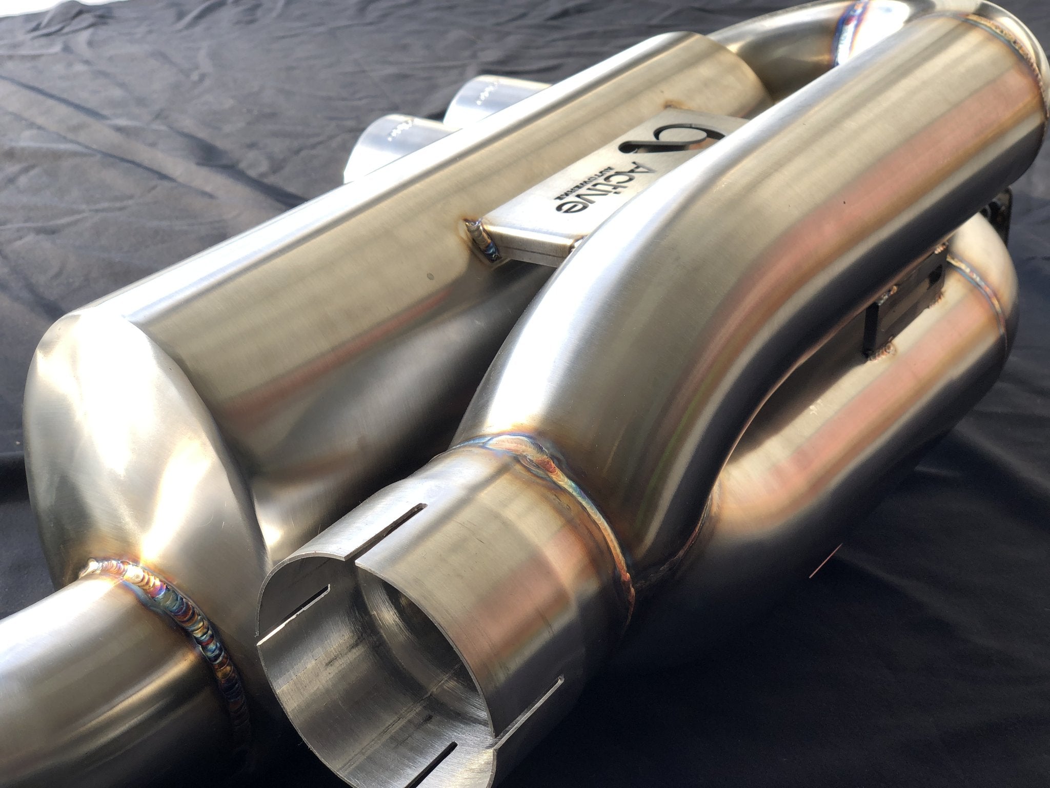ACTIVE AUTOWERKE F8X M3 M4 SIGNATURE EXHAUST SYSTEM INCLUDES ACTIVE F-BRACE 11-045 – image 4